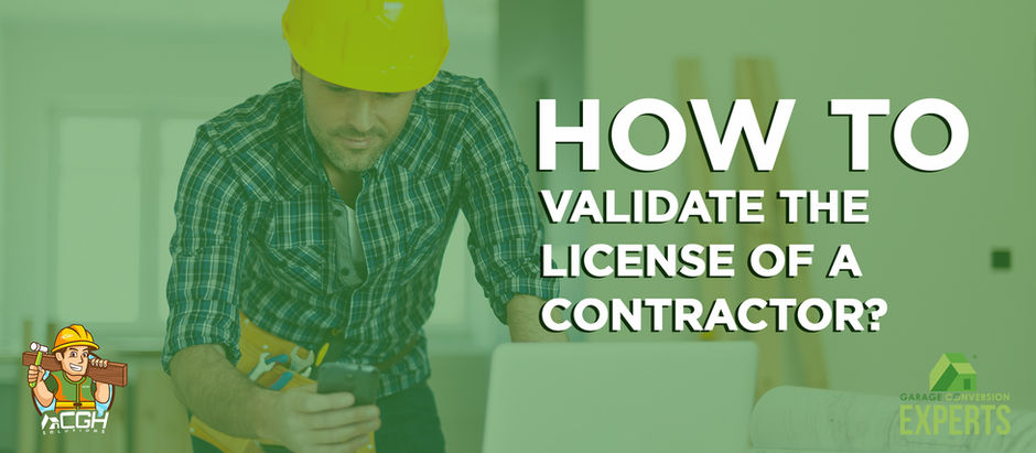 ﻿How to Validate the License of a Contractor