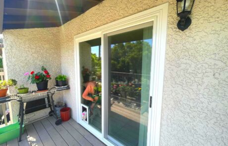 Window & Patio Door with In-Glass Pet Door Installation in Rancho Cucamonga, CA