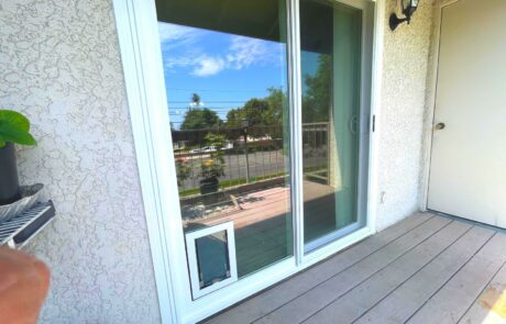 Window & Patio Door with In-Glass Pet Door Installation in Rancho Cucamonga, CA