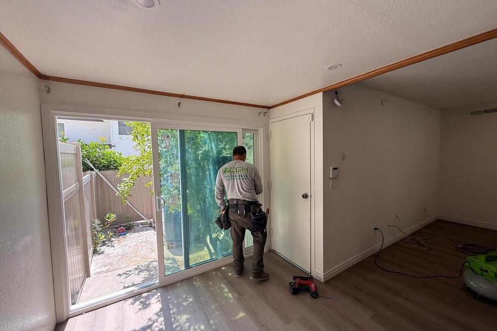 Una gran puerta de patio es tan buena como su instalación